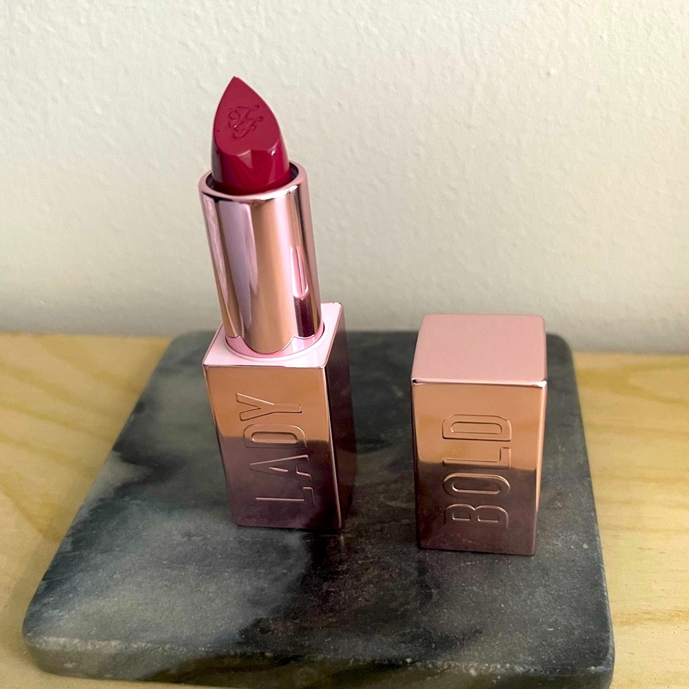 NWT Too Faced Lady Bold Cream Lipstick IN REBEL